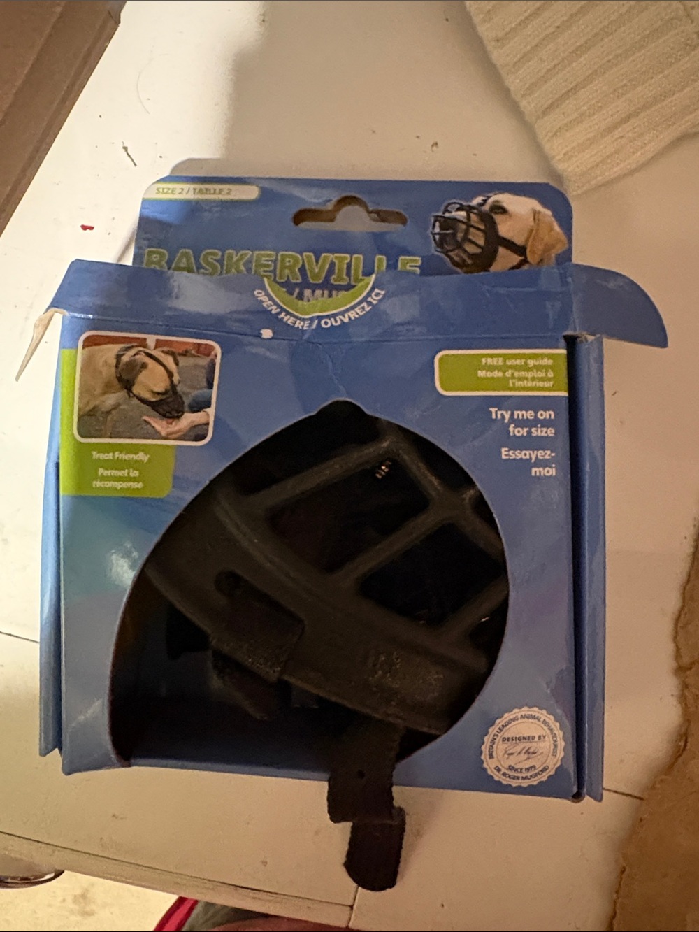 Protective Dog Muzzle - Black